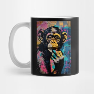 Banksy Graffiti monkey Mug